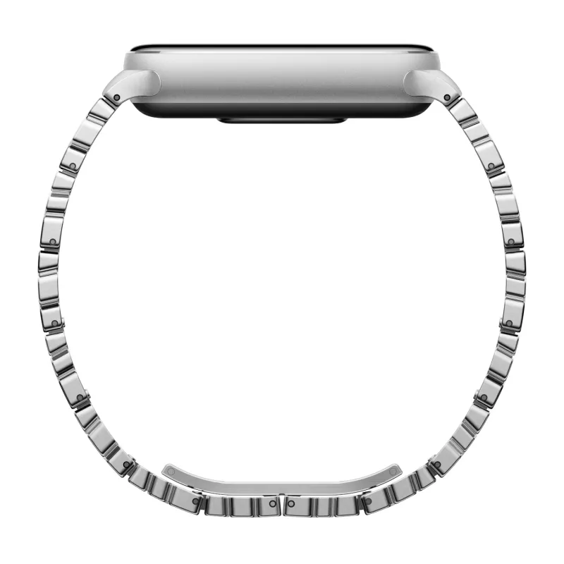 Pulseira metálica assimétrica Xiaomi Smart Band 10 – prateada