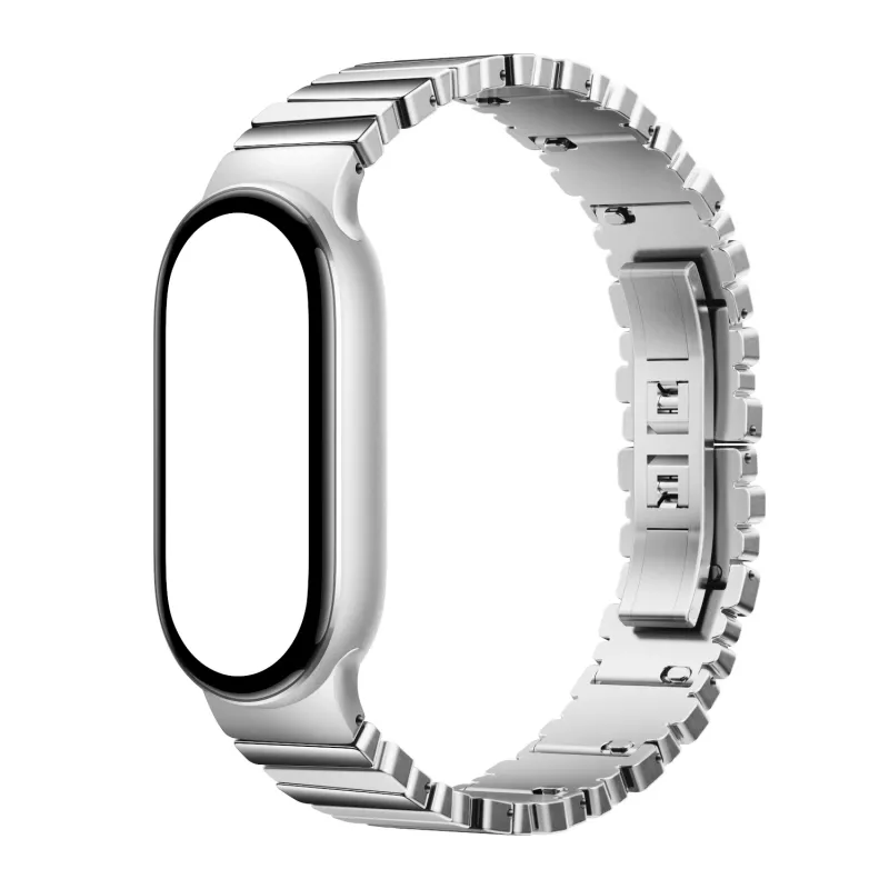 Pulseira metálica assimétrica Xiaomi Smart Band 10 – prateada