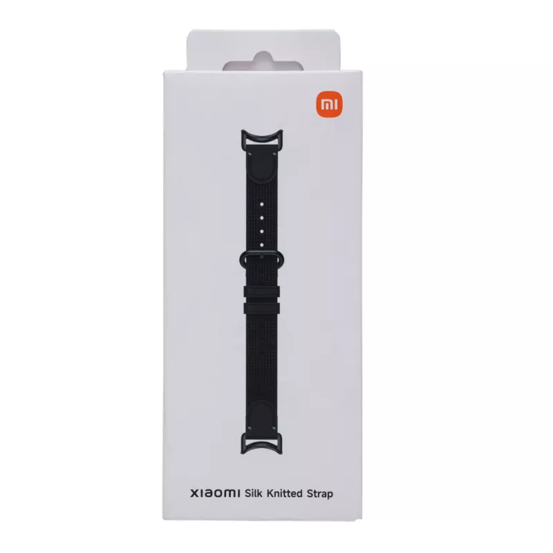 Pulseira de seda em malha Xiaomi Smart Band 10 - preto ébano