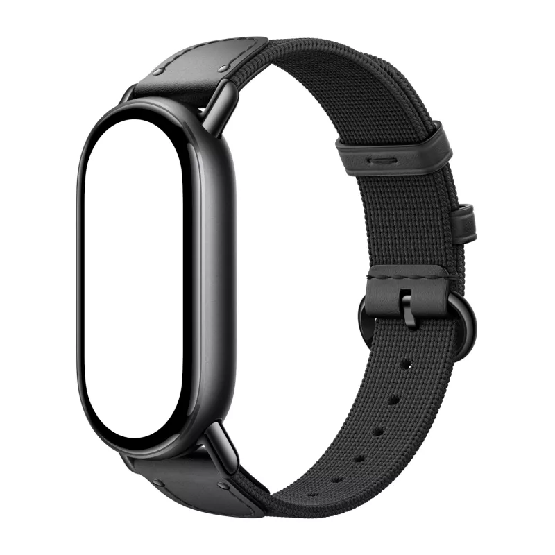 Pulseira de seda em malha Xiaomi Smart Band 10 - preto ébano