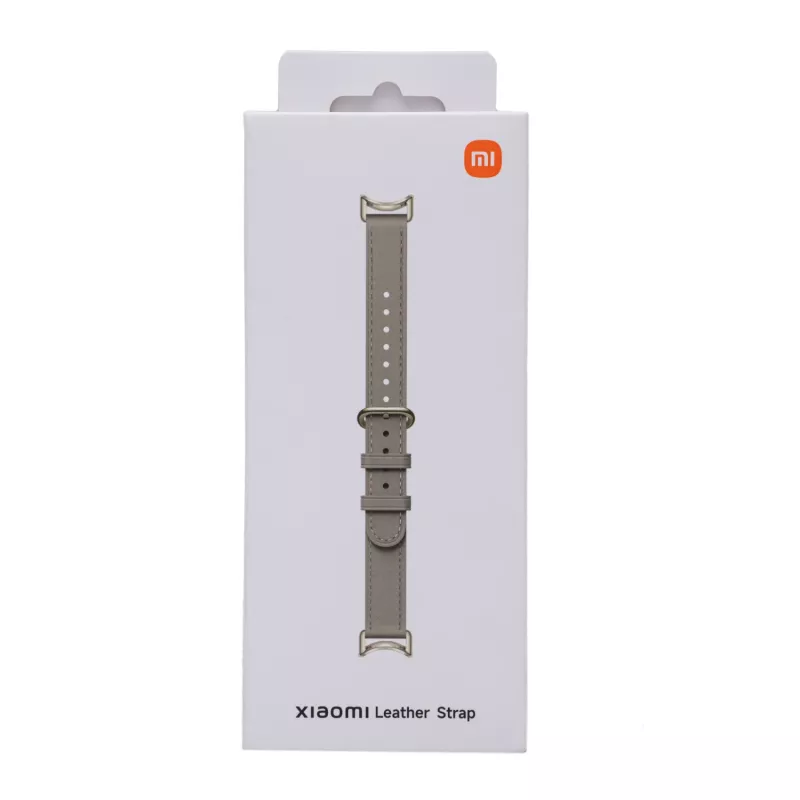 Xiaomi Smart Band 10 Bracelete de pele - cinzento