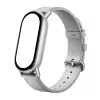 Xiaomi Smart Band 10 Bracelete de pele - cinzento