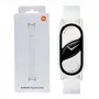 Pulseira de Pele Kona Magnética para Xiaomi Smart Band 10 - Branco Glaciar