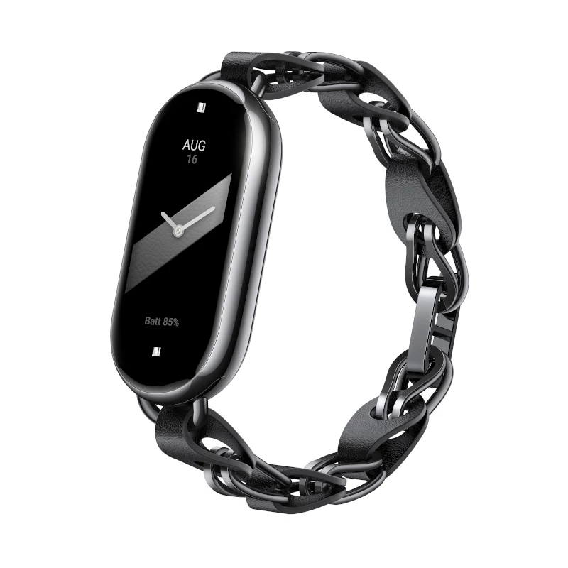 Pulseira de corrente Xiaomi Smart Band 8 - preta