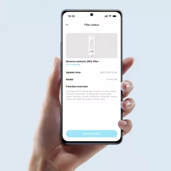 Dispensador de água inteligente com filtro Xiaomi filtro compósito RO1 (BHR8173GL)