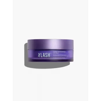 Géis de olhos com retinol Xlash Super Youth - 60 patches (30 pares) - patches de hidrogel anti-idade para os olhos com retinol, bakuchiol, ácido hialurónico, niacinamida, cafeína - refrescante, tensor, iluminador, descongestionante - testado dermatologicamente, sem crueldade animal, vegan, du