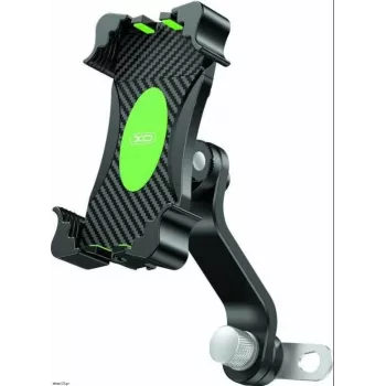 XO Suporte de guiador de bicicleta/mota para smartphone C118 Preto