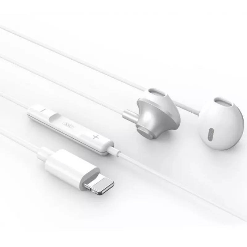 XO auriculares com fios universais EP71 Lightning brancos