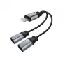 Adaptador XO XO Lightning para Lightning X2