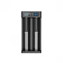 Carregador XTAR MC2+ para baterias cilíndricas Li-Ion 18650