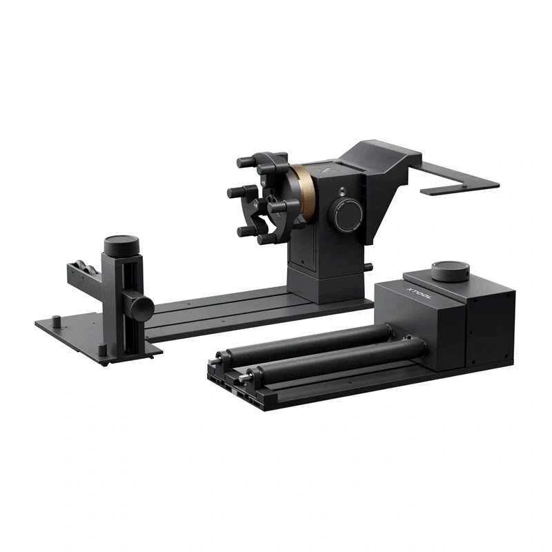 XTOOL RA3 Lite Adaptador rotativo – Acessório rotativo 4-in-1 para gravador laser xTool (Chuck, Roller, Ring, Kugel)