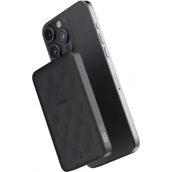 XTORM FS5 powerbank sem fios magnética 5000 mAh 18,5 Wh 18W PD USB-C Midnight Black