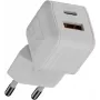 Xtorm NextGen GaN3 Ultra 25W Carregador de parede USB-C e USB-A – branco XECNG250