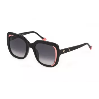 YALEA Óculos de Sol Mulher SYA027N530700 - Armação Retangular de Acetato com Proteção UV400 (53/22/140 mm)