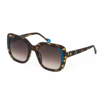 YALEA Óculos de Sol Mulher SYA027N530743 - Armação Quadrada Proteção UV400 Lente 53mm