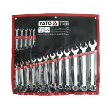 YATO Chaves Combinadas Satinadas 17 peças 8-32mm Estojo YT-0363