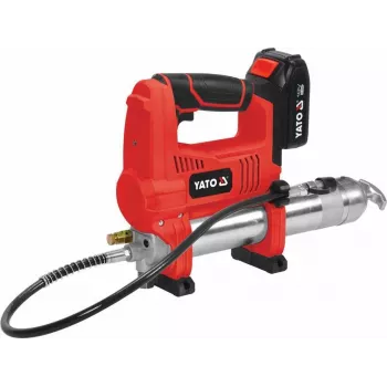 Máquina de lubrificação à pressão YATO YT-07020 18V, 620 bar, com bateria de 3,0 Ah e carregador