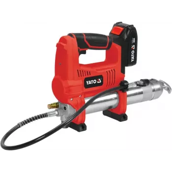 Máquina de lubrificação à pressão YATO YT-07020 18V, 620 bar, com bateria de 3,0 Ah e carregador