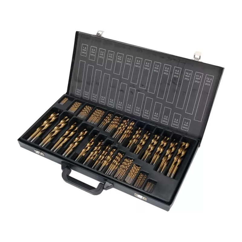 Conjunto de brocas helicoidais Yato YT-44677 190 peças HSS