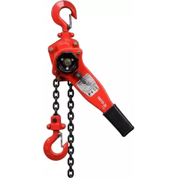 Talha manual Yato YT-58962 750 kg 1,5 m de altura de elevação vermelho