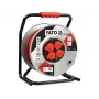 Yato YT-8107 enrolador de cabo 4 tomadas CA 40 m