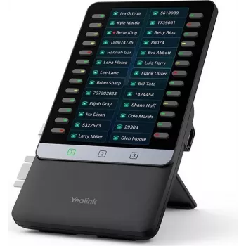 Yealink EXP55 módulo de expansão para telefone IP com 20 teclas programáveis e LCD colorido de 4,3 polegadas