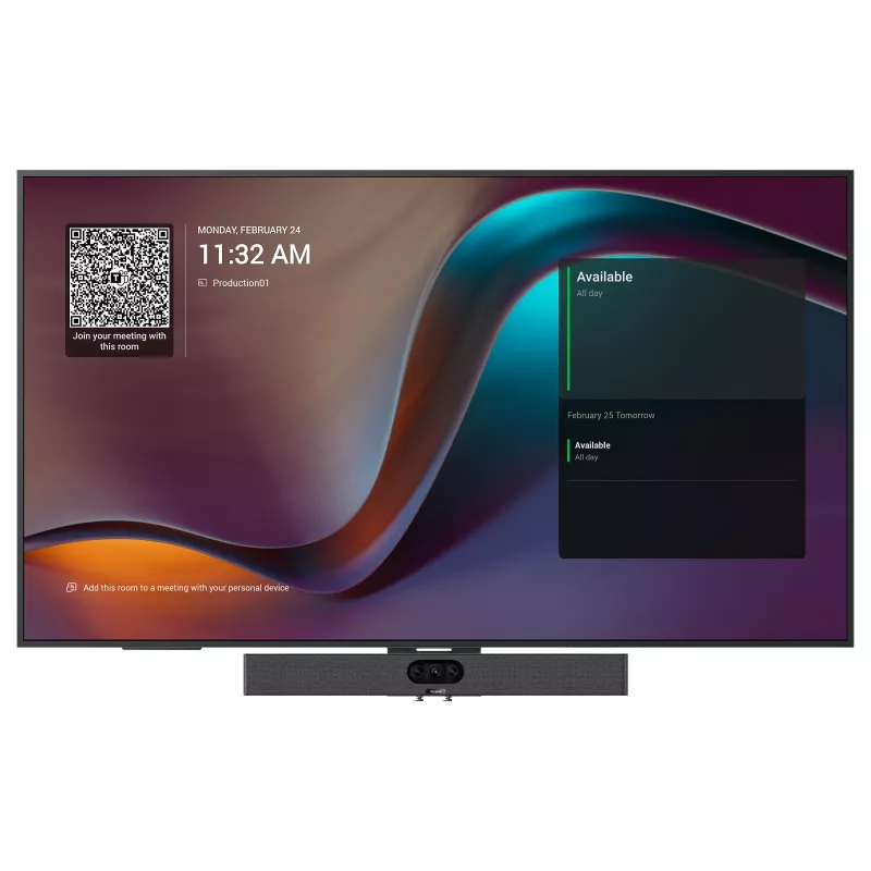 Yealink MSFT Meeting Display MD55 - Ecrã tátil interativo 4K de 55 polegadas para Microsoft Teams Rooms