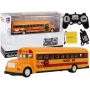 Autocarro escolar amarelo telecomandado RC com porta de abertura 4690 Lean Toys