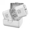 YESIDO MC25 Conjunto de Adaptadores de Viagem Branco
