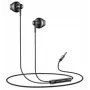 Auscultadores intra-auriculares com fio YESIDO YH47 com microfone, jack 3,5 mm, Preto