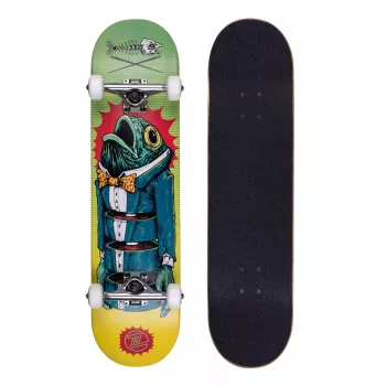 Skateboard Z-Flex Street Completes Skull Natural-White 8