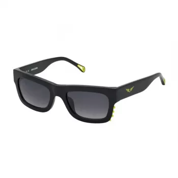 Óculos de sol retangulares de mulher ZADIG & VOLTAIRE SZV303-52700Y Preto/Cinzento 52mm