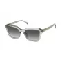 ZADIG & VOLTAIRE SZV364-5009RM Óculos de sol retangulares unissexo - armação de acetato preta, lentes cinzentas degradê - 50/17/140 mm