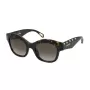 Óculos de sol retangulares de acetato de mulher ZADIG & VOLTAIRE SZV410-5204BL - armação preta lentes cinzentas 52 mm