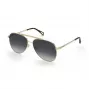 Óculos de sol retangulares de homem ZADIG & VOLTAIRE SZV415-600300, armação preta, lentes cinzentas, 60/17/140 mm