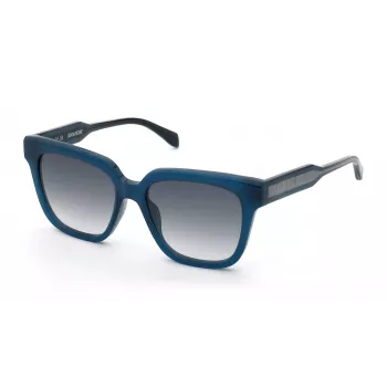 Óculos de sol para mulher ZADIG & VOLTAIRE SZV452-530D99 - armação em acetato Havana, lentes castanhas degradê, proteção UV400
