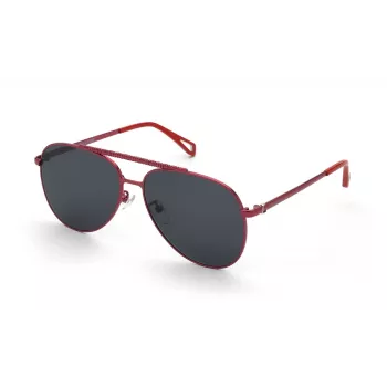 Óculos de sol unissexo ZADIG & VOLTAIRE SZV415-6008ER Havana Tortoise armação em acetato lentes castanhas 60/17/140 mm