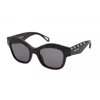 ZADIG & VOLTAIRE óculos de sol borboleta para mulher SZV410-520803 preto/cinzento degradê 52mm