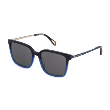 Óculos de sol de mulher ZADIG & VOLTAIRE Cat-Eye SZV308-550D79 preto/cinzento