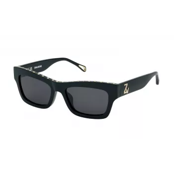 Óculos de sol de mulher ZADIG & VOLTAIRE SZV366S53700Y cat-eye Havana castanho degradê 53 mm