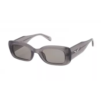 ZADIG & VOLTAIRE Óculos de sol de mulher formato gatinho SZV372-4906A5 - armação de acetato preta, lentes cinzentas degradê, proteção UV400