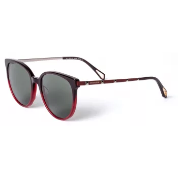 Óculos de sol ZADIG & VOLTAIRE mulher SZV307-5506BD - armação de acetato retangular com lentes de policarbonato cinzentas UV400 55/19/145 mm