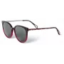 Óculos de sol ZADIG & VOLTAIRE mulher SZV307-5506BD - armação de acetato retangular com lentes de policarbonato cinzentas UV400 55/19/145 mm