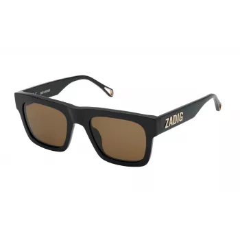 ZADIG & VOLTAIRE Óculos de sol para mulher SZV325-530700 cinzento Havana acetato quadrados 53 mm