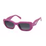ZADIG & VOLTAIRE Óculos de sol de mulher SZV368-5202GF armação de acetato preta, formato quadrado, lentes cinzentas degradê 52/18/140 mm