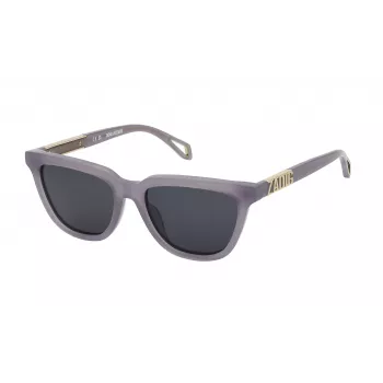 Óculos de sol de mulher ZADIG & VOLTAIRE SZV403-5309N7 - armação de acetato Havana, lentes castanhas degradê, 53 mm