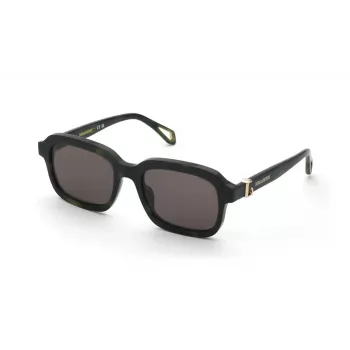 Óculos de sol de mulher ZADIG & VOLTAIRE SZV416-53092I armação de acetato preta lentes cinzentas degradê 53 mm