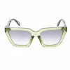 ZADIG & VOLTAIRE Óculos de Sol Mulher SZV418-53M40X Havana Acetato Armação Angular Lentes Castanhas 53/19/140 mm