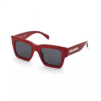 Óculos de sol de mulher ZADIG & VOLTAIRE SZV421-5006XX (50/21/140 mm) armação de acetato preta lentes de policarbonato cinzentas UV400
