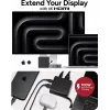 ZAGG Hub de 4 Portas Preto/Cinzento